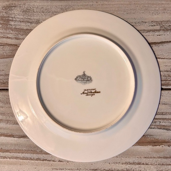 Vintage French plate, stamped “France, Charles Ahrenfeldt Limogues” 8.75 in - Picture 4 of 5